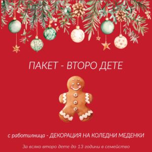 Пакет за второ дете / Декорация на коледни меденки
